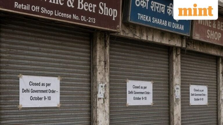 Jantar Mantar protests demanding resignation of CEC Gyanesh Kumar: Delhi orders closure of liquor shops on 9-10 October | Today’s news