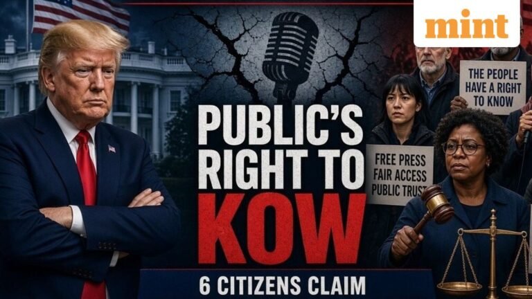 Trump sued over White House media ban; 6 citizens claim that the public’s right to information is threatened | Today’s news